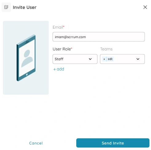HR Access Control Interface